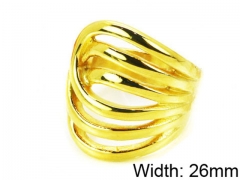 HY Stainless Steel 316L Lady Hollow Rings-HY15R1298HHY