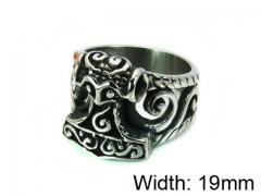 HY Stainless Steel 316L Men Casting Rings-HY22R0530HIW