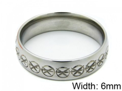 HY Stainless Steel 316L Men Popular Rings-HY06R0212I5