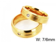 HY Stainless Steel 316L Lady Lover Rings-HY06R0177