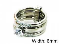 HY Stainless Steel 316L Lady Special Rings-HY05R0188IYU