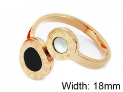 HY Stainless Steel 316L Lady Shell Rings-HY14R0278PQ