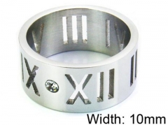 HY Stainless Steel 316L Lady Small-Crystal Rings-HY64R0029HHZ