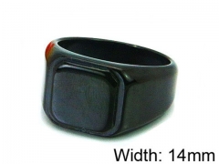 HY Stainless Steel 316L Men Popular Rings-HY45R0278OB