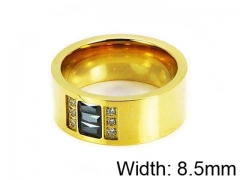 HY Stainless Steel 316L Lady Small-Crystal Rings-HY14R0477HAA