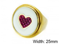 HY Stainless Steel 316L Lady Shell Rings-HY64R0137HJZ