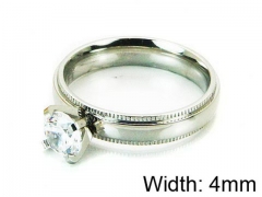 HY Stainless Steel 316L Lady Lover Rings-HY05R0217NL