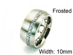 HY Stainless Steel 316L Lady Small-Crystal Rings-HY05R0111IKF