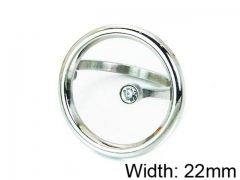 HY Stainless Steel 316L Lady Small-Crystal Rings-HY16R0452NB