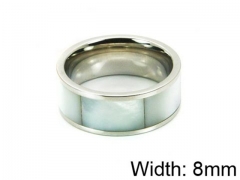 HY Stainless Steel 316L Lady Shell Rings-HY05R0964HMW