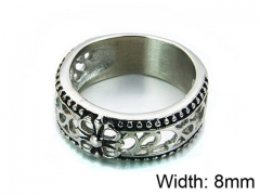 HY Stainless Steel 316L Lady Small-Crystal Rings-HY15R0998HZL