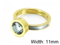 HY Stainless Steel 316L Lady Shell Rings-HY14R0237HHZ