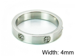HY Stainless Steel 316L Lady Small-Crystal Rings-HY14R0321LL