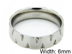 HY Stainless Steel 316L Men Popular Rings-HY06R0214I5