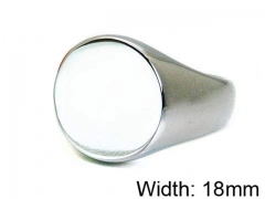 HY Stainless Steel 316L Men Popular Rings-HY17R0210OE