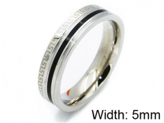 HY Stainless Steel 316L Lady Small-Crystal Rings-HY05R0898N0