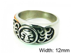 HY Stainless Steel 316L Man Skull Rings-HY22R0723H2A