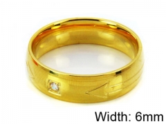 HY Stainless Steel 316L Lady Small-Crystal Rings-HY06R0316LL