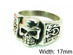 HY Stainless Steel 316L Man Skull Rings-HY22R0755H2U