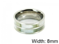 HY Stainless Steel 316L Lady Shell Rings-HY05R0961HMZ
