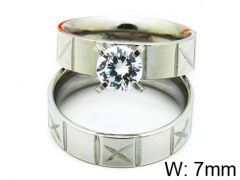 HY Stainless Steel 316L Lady Lover Rings-HY06R0196N0