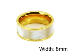 HY Stainless Steel 316L Lady Shell Rings-HY05R0965IEE