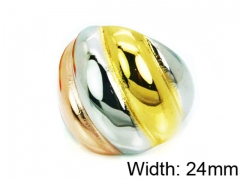 HY Stainless Steel 316L Lady Popular Rings-HY15R1341HJV