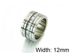 HY Stainless Steel 316L Lady Small-Crystal Rings-HY14R0355HHD