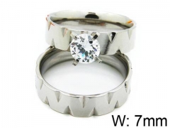 HY Stainless Steel 316L Lady Lover Rings-HY06R0186N0