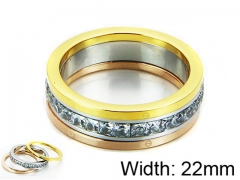 HY Stainless Steel 316L Lady Special Rings-HY14R0276HHE