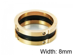 HY Stainless Steel 316L Lady Small-Crystal Rings-HY14R0318HHV