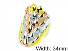 HY Stainless Steel 316L Lady Popular Rings-HY15R1371HJS