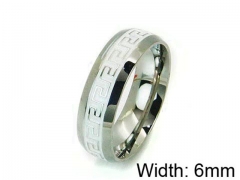 HY Stainless Steel 316L Men Popular Rings-HY05R0145ML