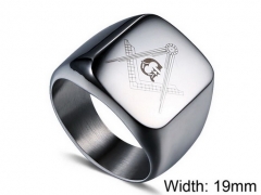 HY Wholesale Titanium Steel Popular Rings-HY002R0033HLV