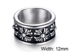 HY Wholesale Titanium Steel Popular Rings-HY002R0042HMS