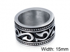 HY Wholesale Titanium Steel Popular Rings-HY002R0029HMZ