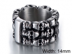 HY Wholesale Titanium Steel Popular Rings-HY002R0038HLQ