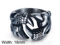 HY Wholesale Titanium Steel Popular Rings-HY002R0040HLQ