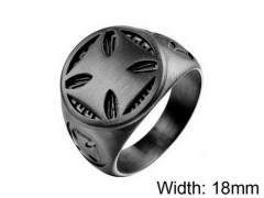 HY Wholesale Titanium Steel Hot Rings-HY004R0093HMB