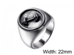 HY Wholesale Titanium Steel Hot Rings-HY004R0066HMV