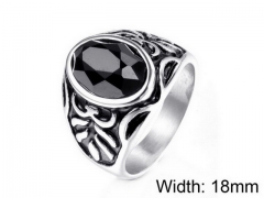 HY Wholesale Titanium Steel Hot Rings-HY004R0081HMG
