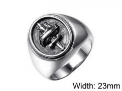 HY Wholesale Titanium Steel Hot Rings-HY004R0090HMY