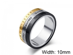 HY Jewelry Titanium Steel Popular Rings-HY007R0086HIL