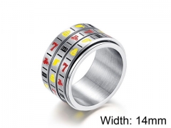 HY Jewelry Titanium Steel Popular Rings-HY007R0048HOL