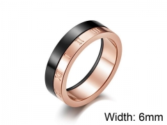 HY Jewelry Titanium Steel Popular Rings-HY007R0272ML