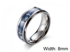 HY Jewelry Titanium Steel Popular Rings-HY007R0095HHD