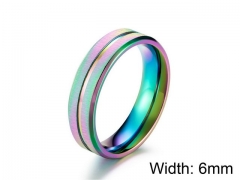 HY Jewelry Titanium Steel Popular Rings-HY007R0136LD