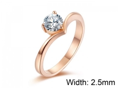 HY Jewelry Titanium Steel Popular Rings-HY007R0162HHC