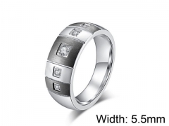 HY Jewelry Titanium Steel Popular Rings-HY007R0249PD