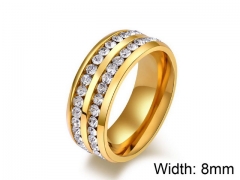 HY Jewelry Titanium Steel Popular Rings-HY007R0278PP
